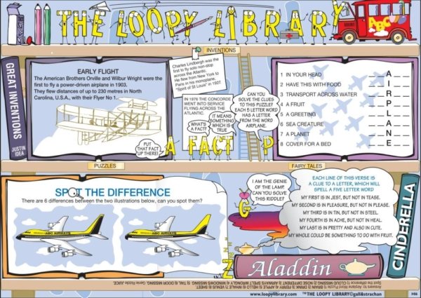 H16 Loopy Library Airplane