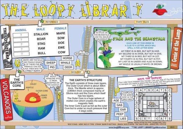 H315 Loopy Library Earth's Core