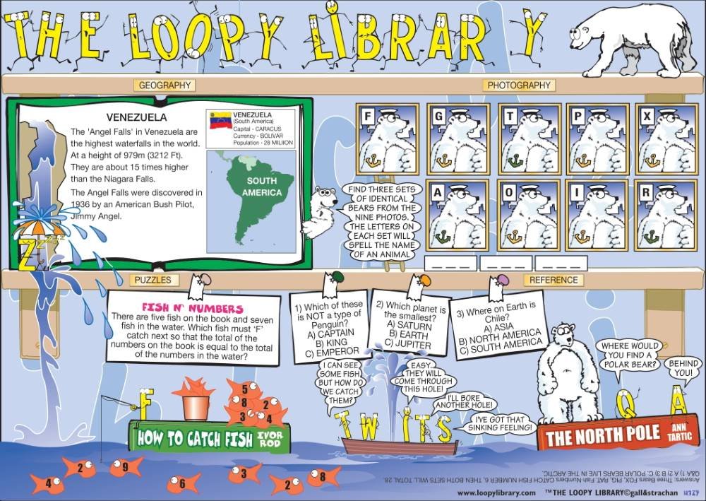 H329 Loopy Library Angel Falls