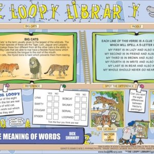 H402 Loopy Library Big Cats