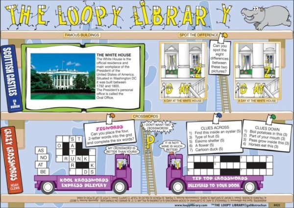 H425 Loopy Library White House