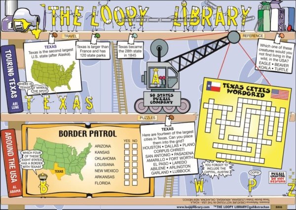 H446 Loopy Library Texas