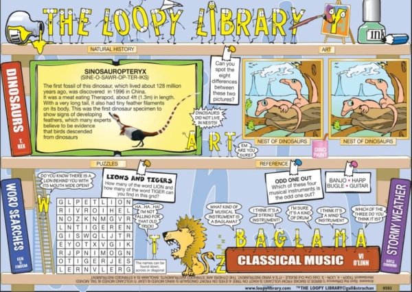 H503 Loopy Library Sinosauroteryx