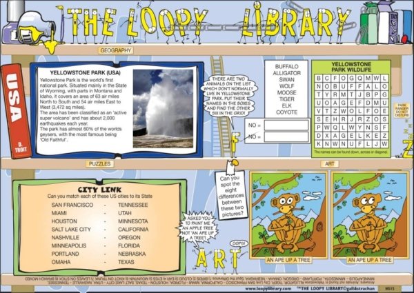 H515 Loopy Library Yellowstone