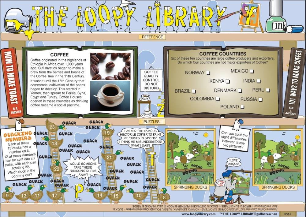 H561 Loopy Library Coffee