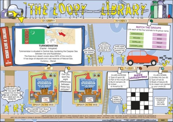 H601 Loopy Library Turkmenistan
