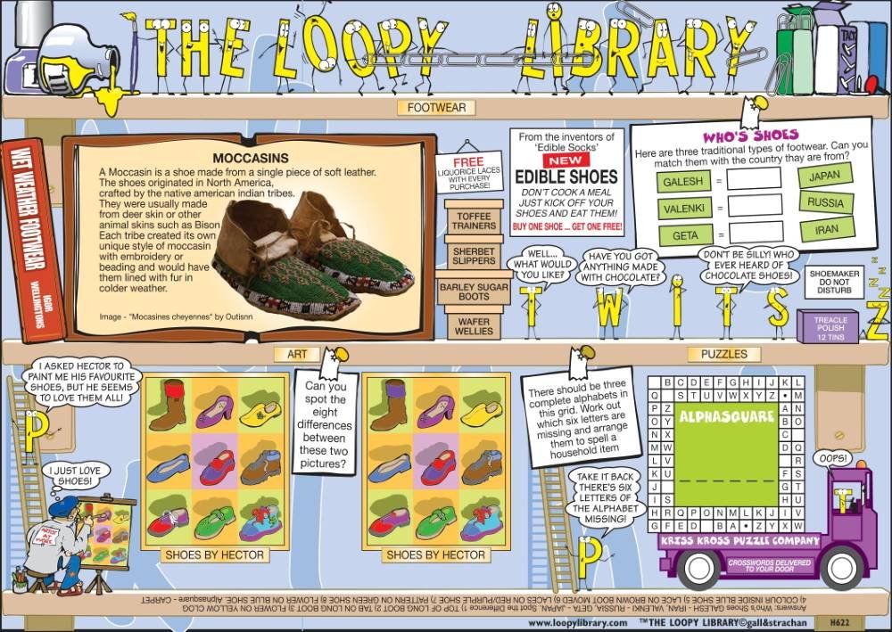 H622 Loopy Library Moccasins