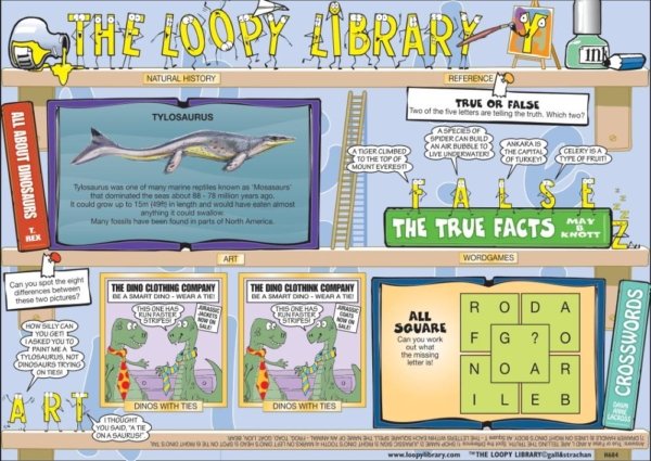 H684 Loopy Library Tylosaurus