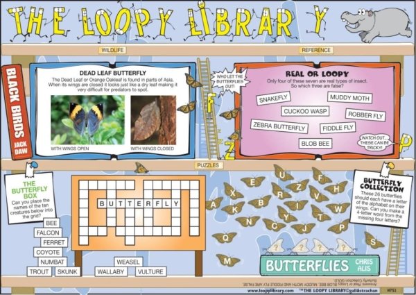 H752 Loopy Library Butterfly
