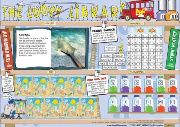 H771 Loopy Library Sawfish